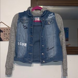 Justice jean jacket